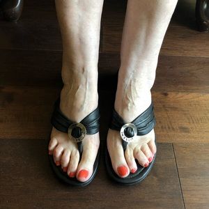 Chanel flat sandals